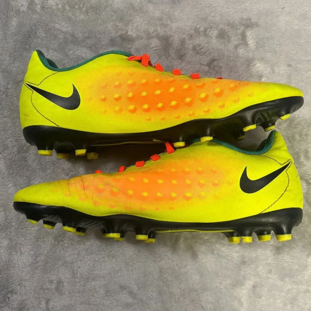 Nike Magista Ola 2 FG Youth Jr 4 Soccer Cleats Football Boots Volt Orange Yellow - Picture 8 of 9